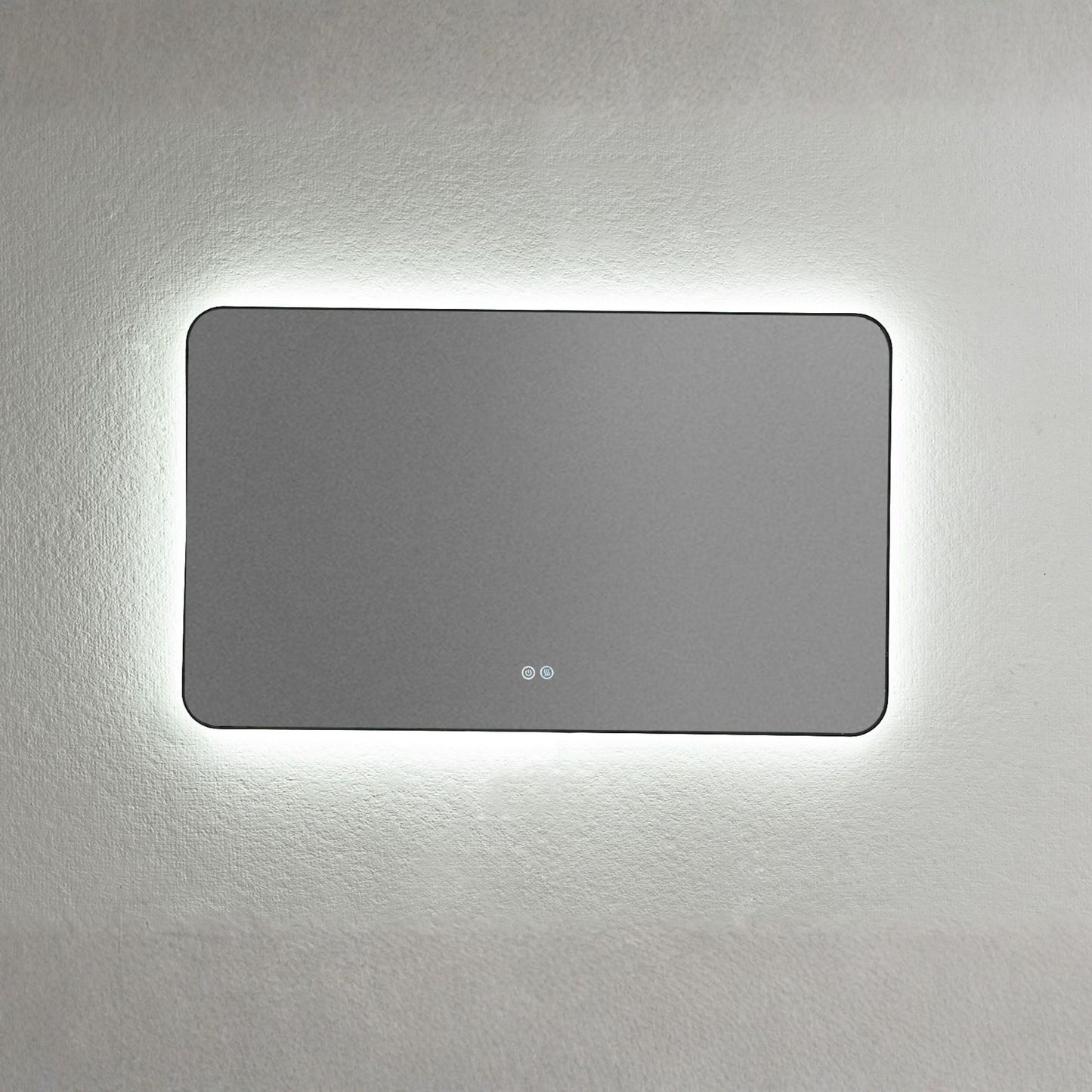 Badezimmerspiegel mit LED-Beleuchtung – 100 x 60 cm