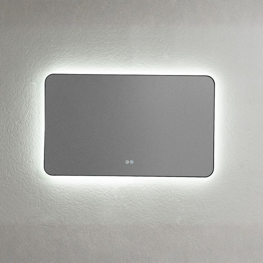 Badezimmerspiegel mit LED-Beleuchtung – 100 x 60 cm