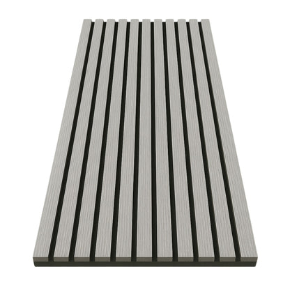 Akustikpaneel Holzoptik – Schallabsorbierende Wandverkleidung mit Lamellen - 240cm x 60cm x 21mm