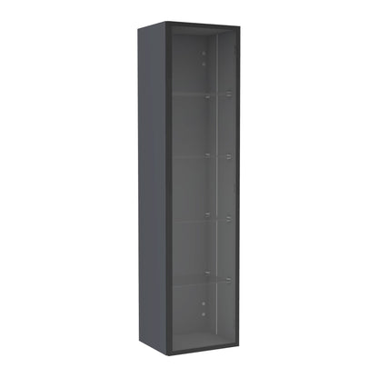 Hochschrank Lumia mit Glastür – 140x35x30 cm