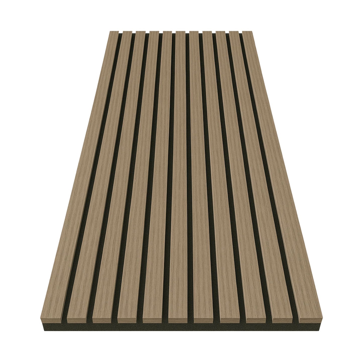 Akustikpaneel Holzoptik – Schallabsorbierende Wandverkleidung mit Lamellen - 240cm x 60cm x 21mm