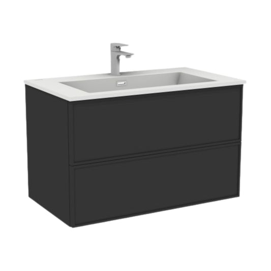 Waschtischunterschrank Santa - 80cm Schwarz