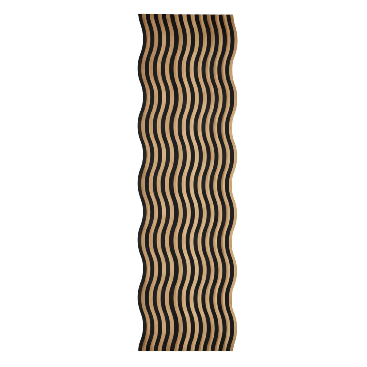 Akustikpaneel Wave – Curved Lamellen Wandverkleidung – 240cm x 60cm x 21mm