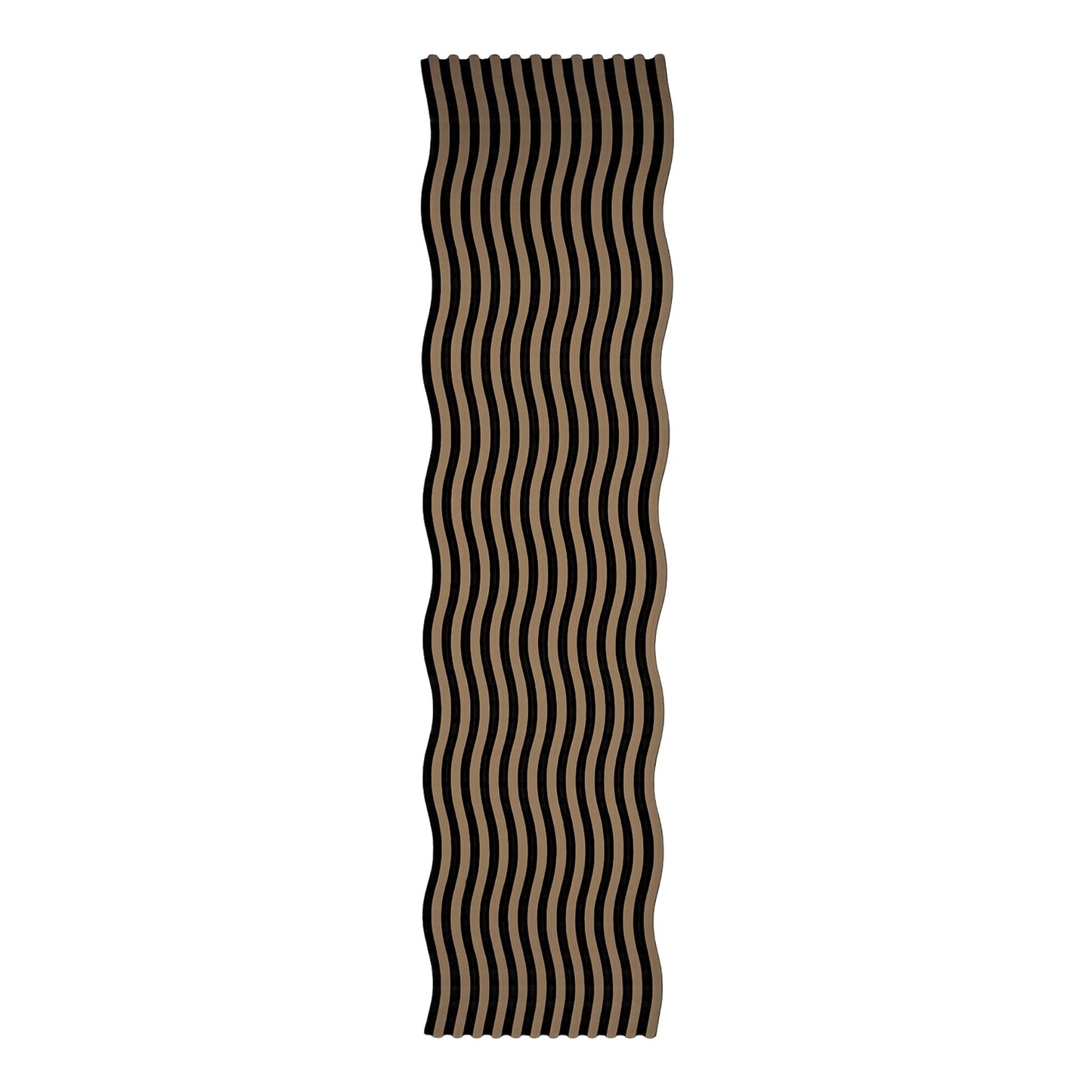 Akustikpaneel Wave – Curved Lamellen Wandverkleidung – 240cm x 60cm x 21mm